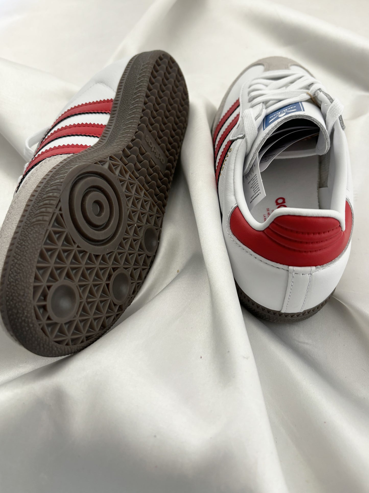 adidas Samba OG White Better Scarlet IG1025