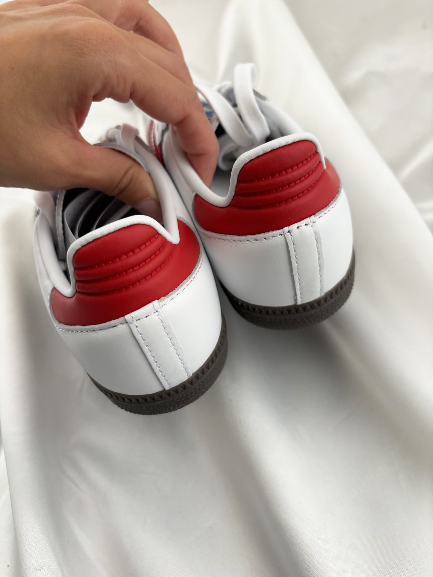 adidas Samba OG White Better Scarlet IG1025