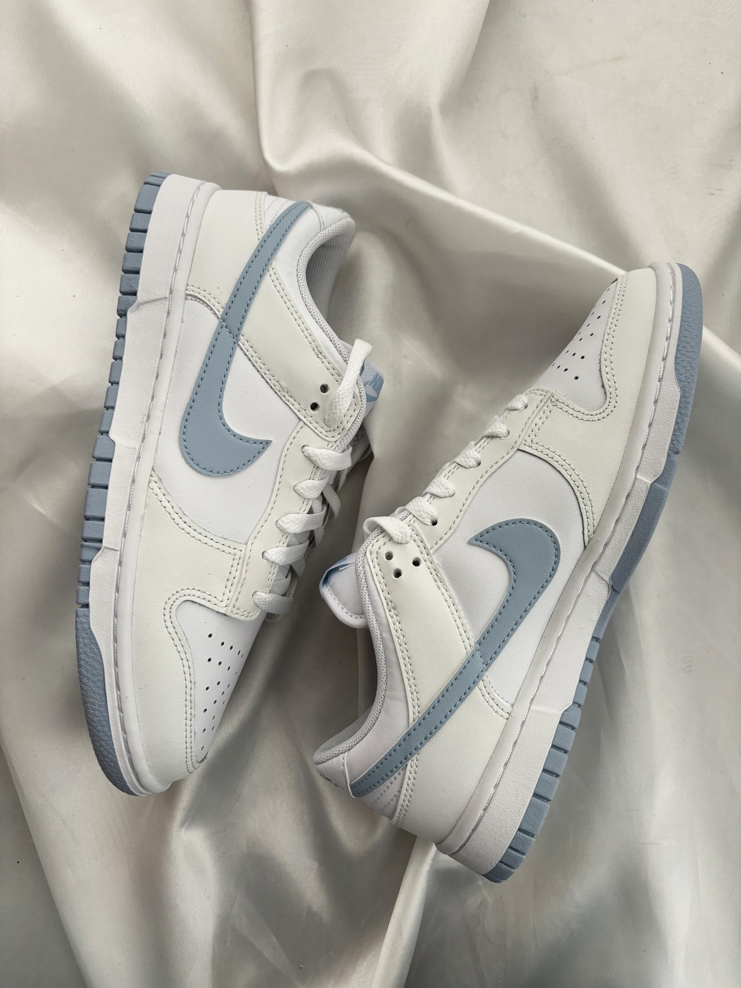 Nike Dunk Low White Light Armory Blue