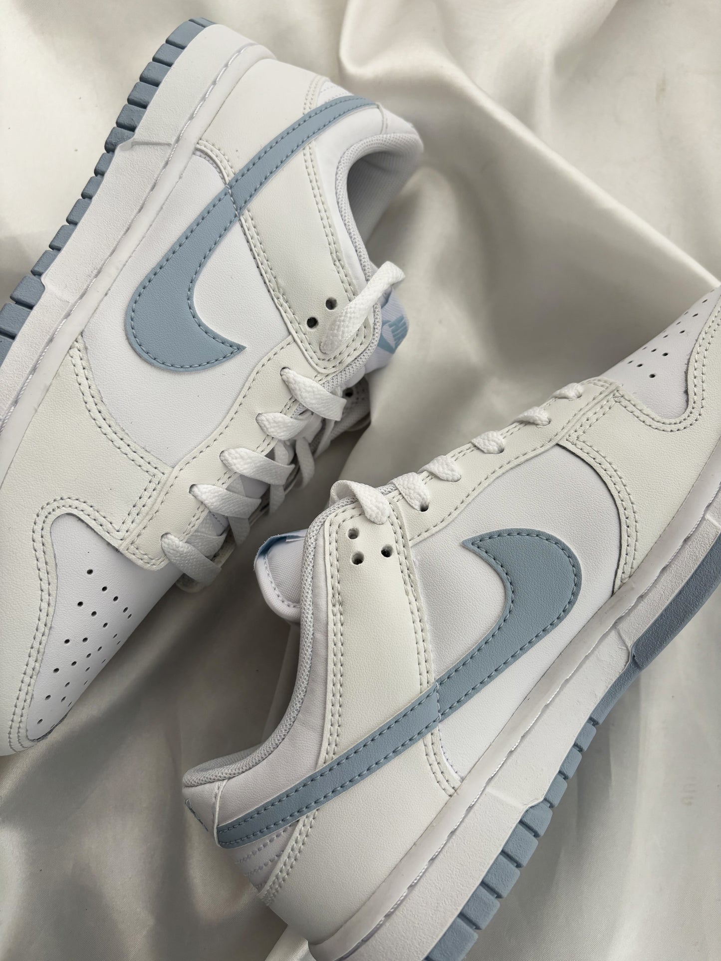 Nike Dunk Low White Light Armory Blue