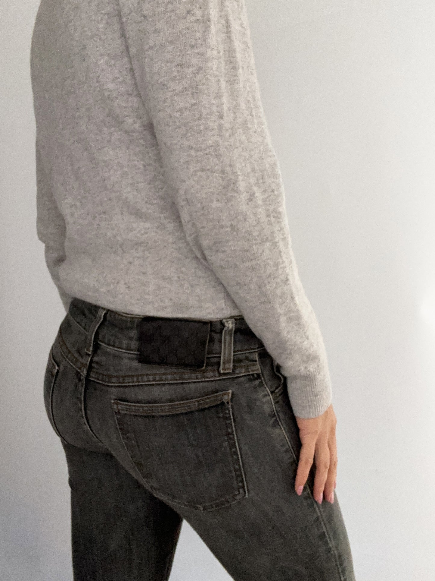 Gucci grey vintage slim fit denim