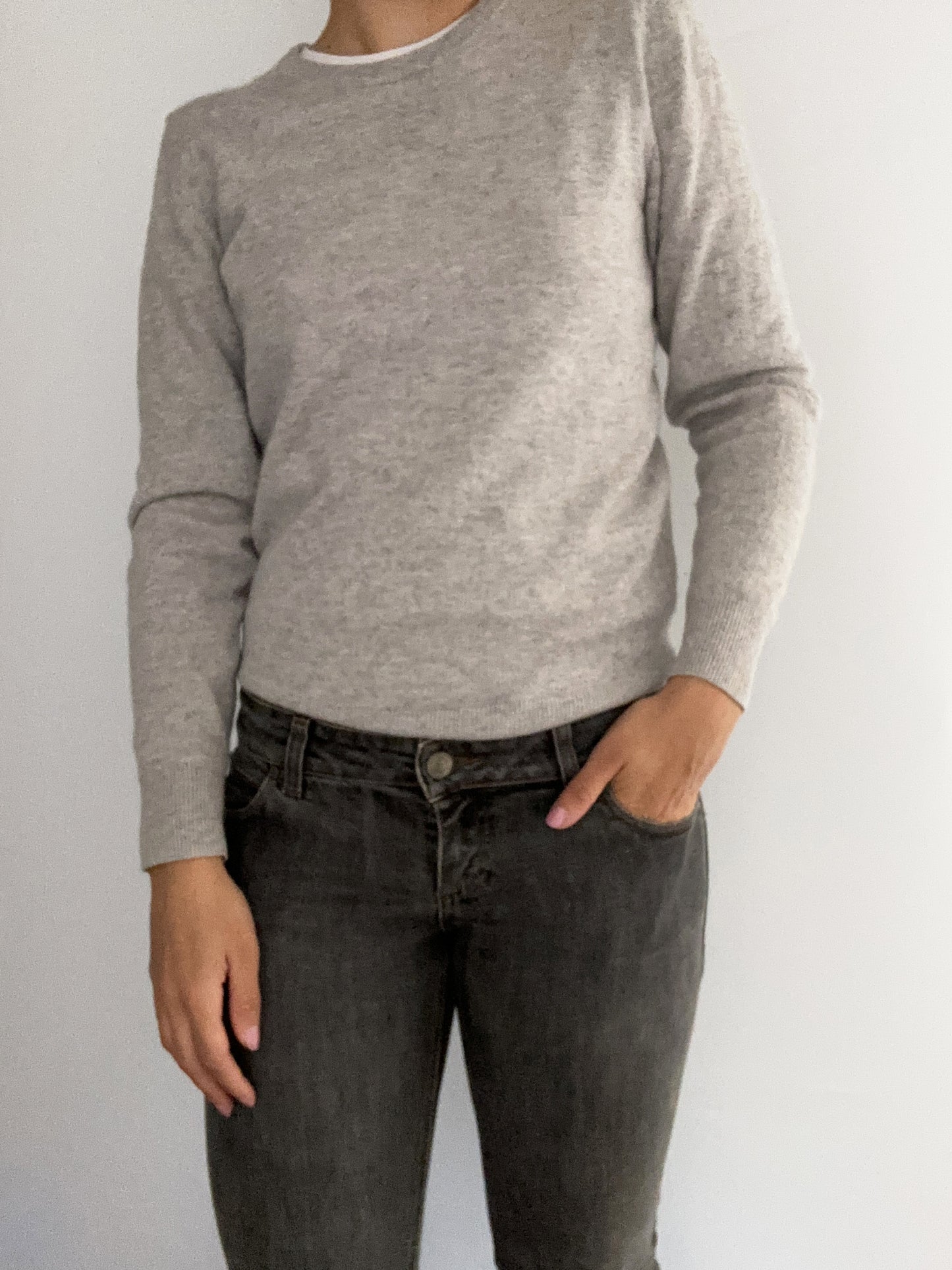 Gucci grey vintage slim fit denim